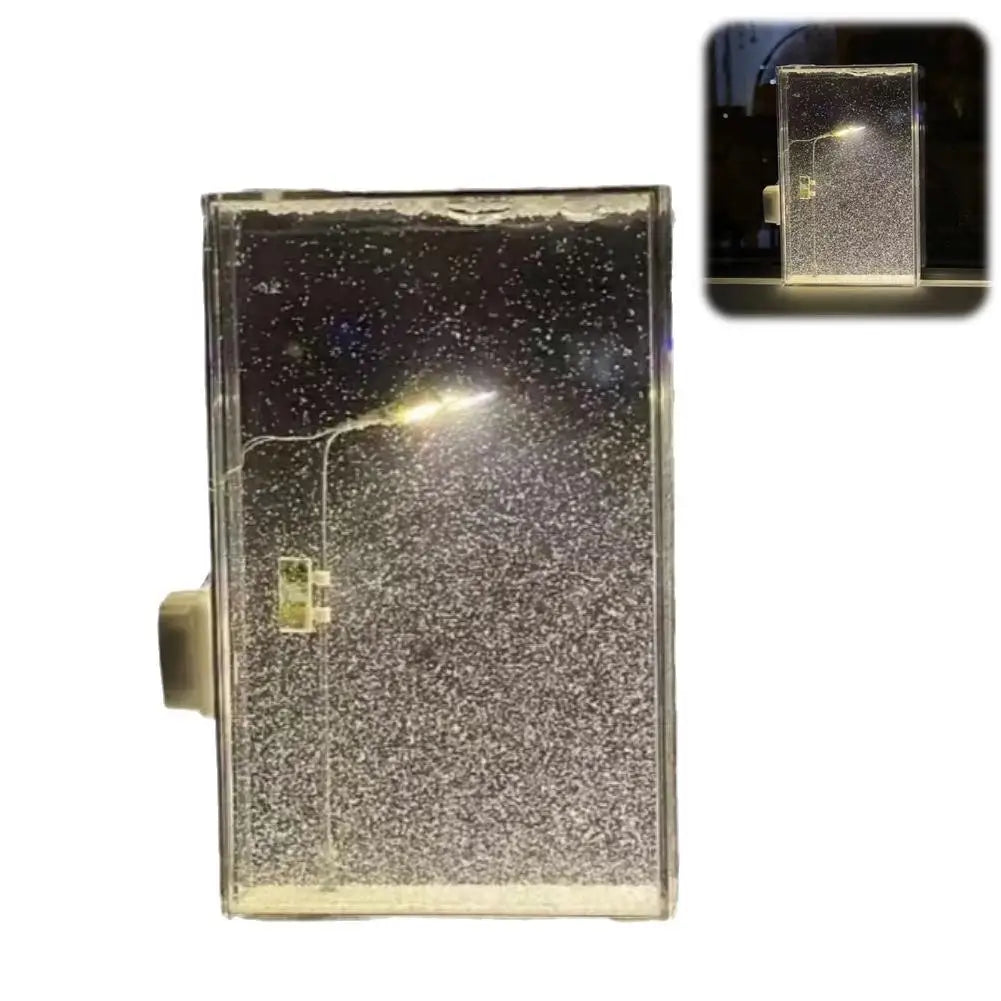 Snow Tales Lamp DIY Night Street Lamp Christmas Snow Scene Light DIY Materials Snow Globe Night Light