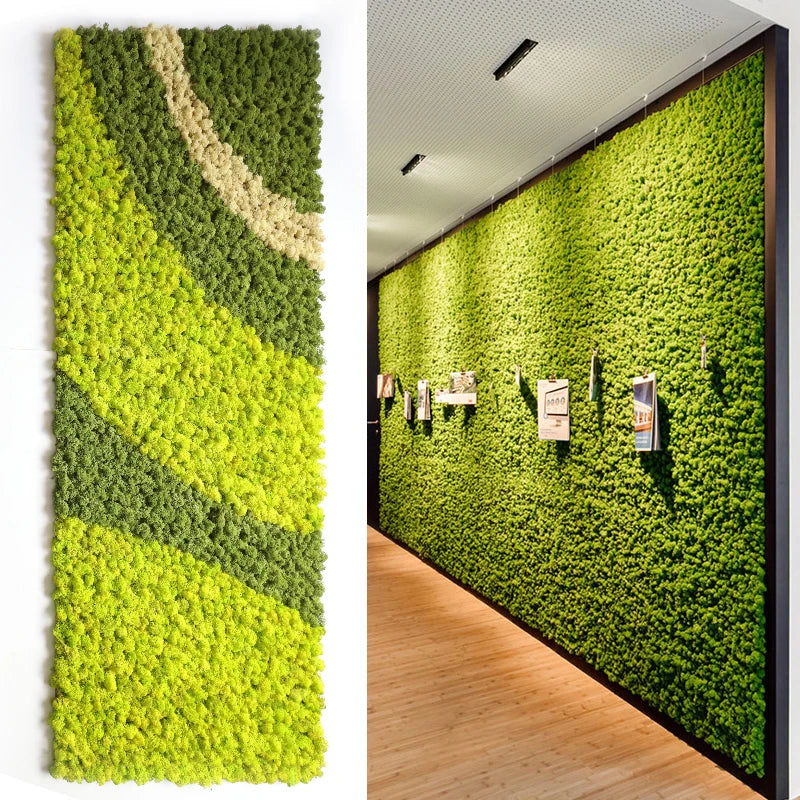 Cheap500/200/100g Eternal Moss HI-Q Artificial Immortal Moss Grass Green Plant Flower DIY Deco Home Handscape Plants Wall Garden