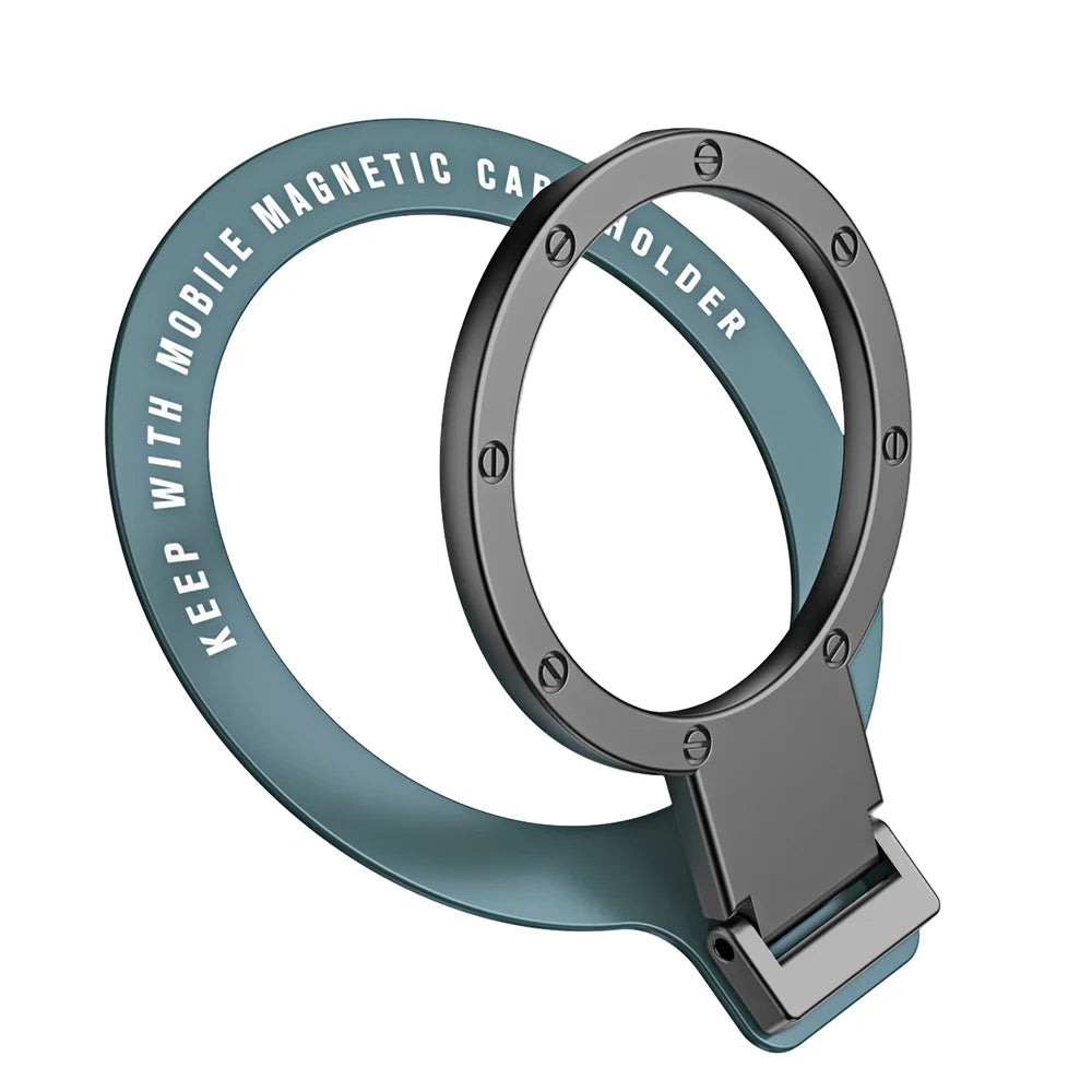 ANMONE Magnetic Cell Phone Ring Holder Compatible with iPhone 12 13 14 Series For MagSafe Removable Cell Phone Grip Kickstand
