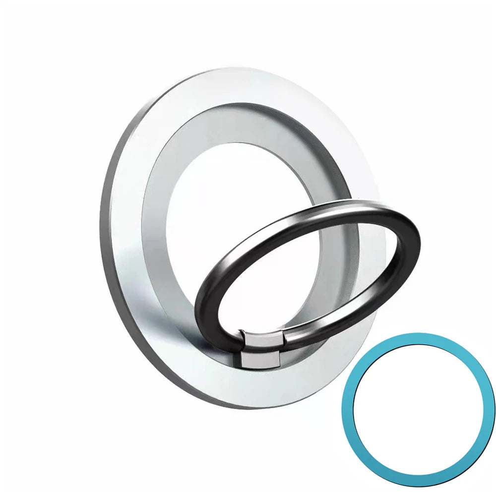 ANMONE Magnetic Cell Phone Ring Holder Compatible with iPhone 12 13 14 Series For MagSafe Removable Cell Phone Grip Kickstand