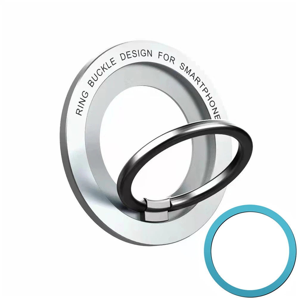 ANMONE Magnetic Cell Phone Ring Holder Compatible with iPhone 12 13 14 Series For MagSafe Removable Cell Phone Grip Kickstand